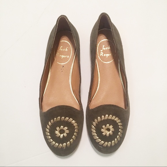 Jack Rogers Shoes - nwot jack rogers rebecca suede olive loafers